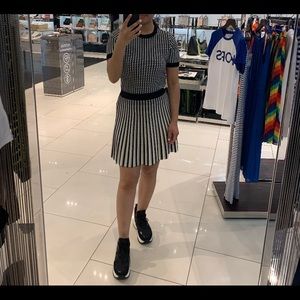 Michael Kors Two-Piece Stretch-Viscose Top+Skirt